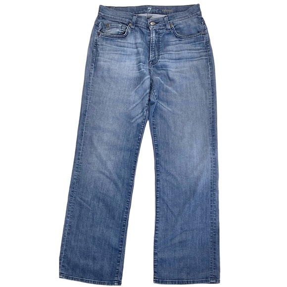 🎉 HP! ❤️ Men’s 7FAM Relaxed Fit Stretch Jeans - Picture 4 of 9